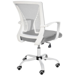 Chaise de bureau Tracy W gris clair