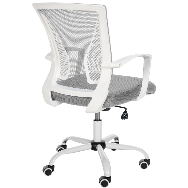 Chaise de bureau Tracy W gris clair
