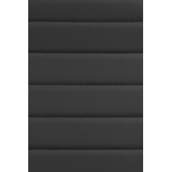 Chaise de bureau Havana en similicuir noir
