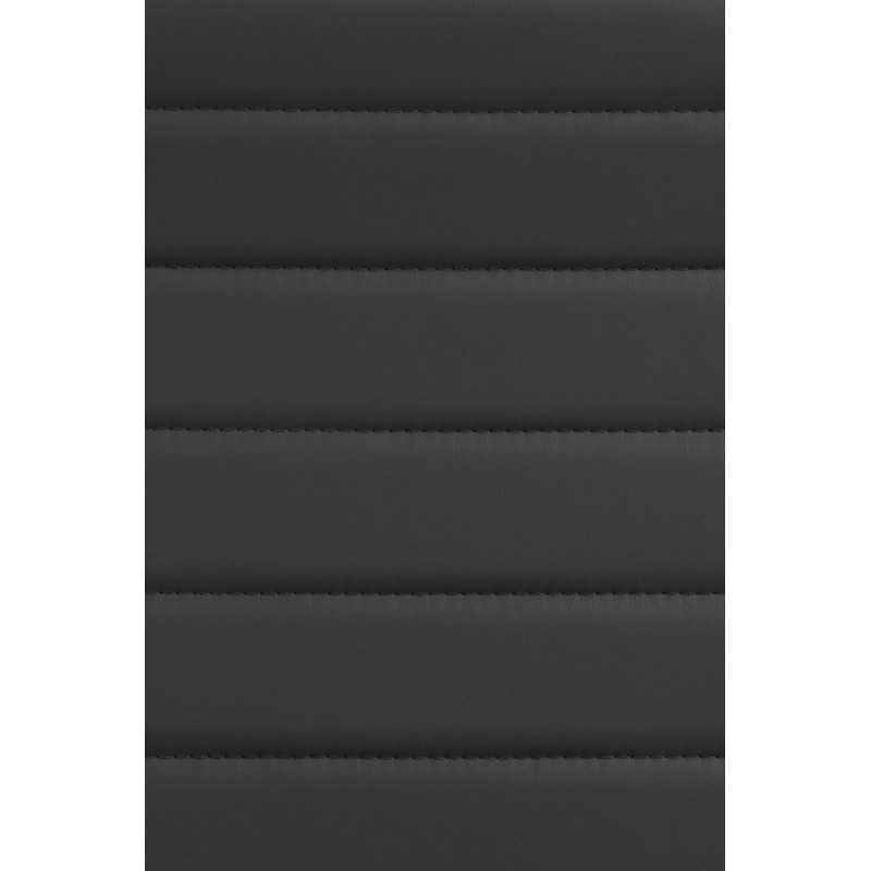 Chaise de bureau Havana en similicuir noir