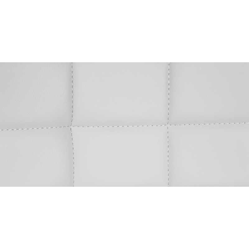 Tabouret de bar Tover, similicuir, blanc