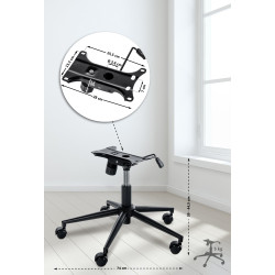 Chaise de bureau Frame 2 noir