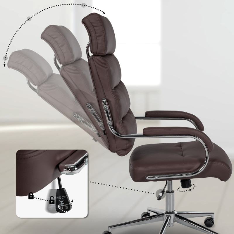Chaise de bureau Campo brun