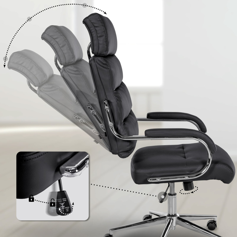 Chaise de bureau Campo noir