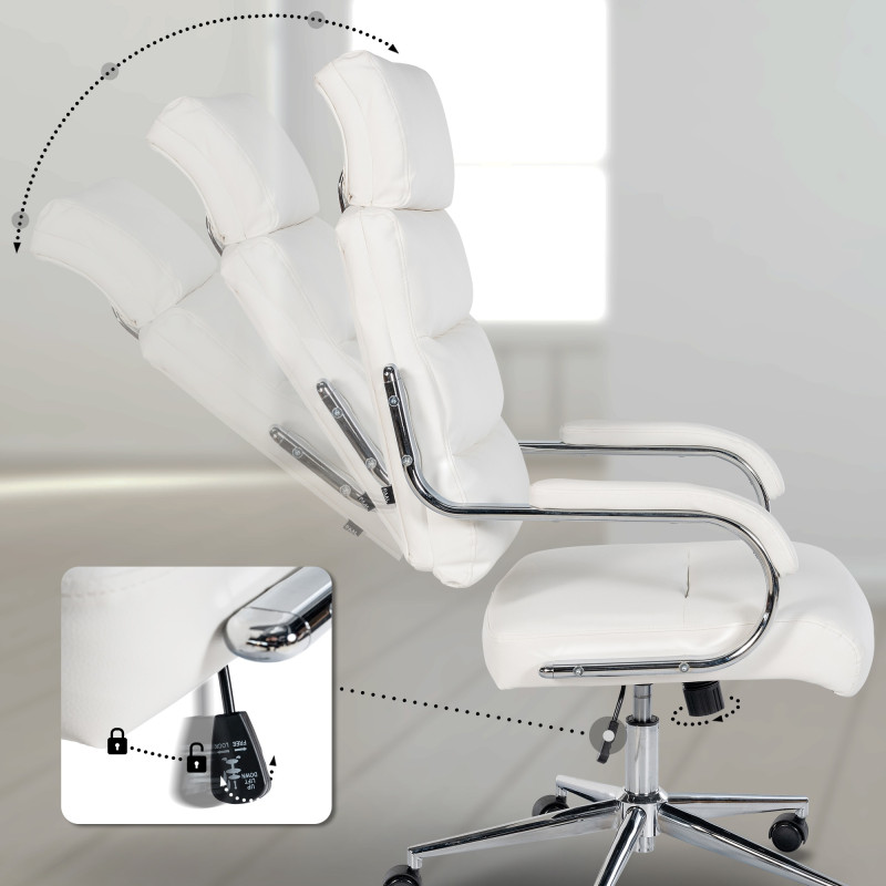 Chaise de bureau Campo blanc
