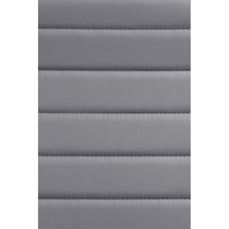 Chaise de bureau Havana en similicuir gris