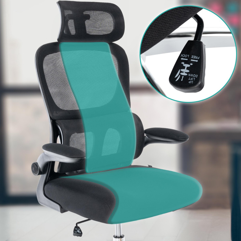 Chaise de bureau Overton noir