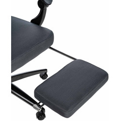 Chaise de bureau Gander gris foncé