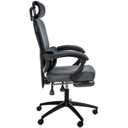 Chaise de bureau Gander gris foncé