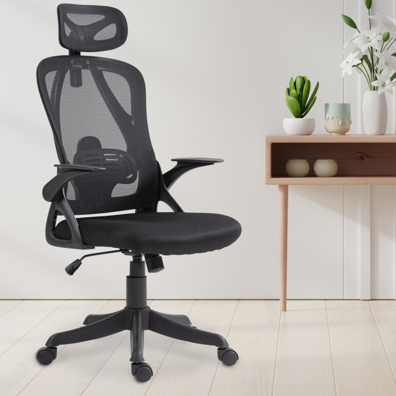 Chaise de bureau Taos noir