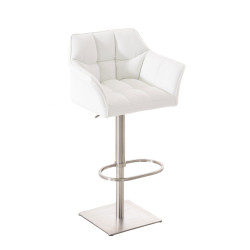 Tabouret de bar Damaso E blanc