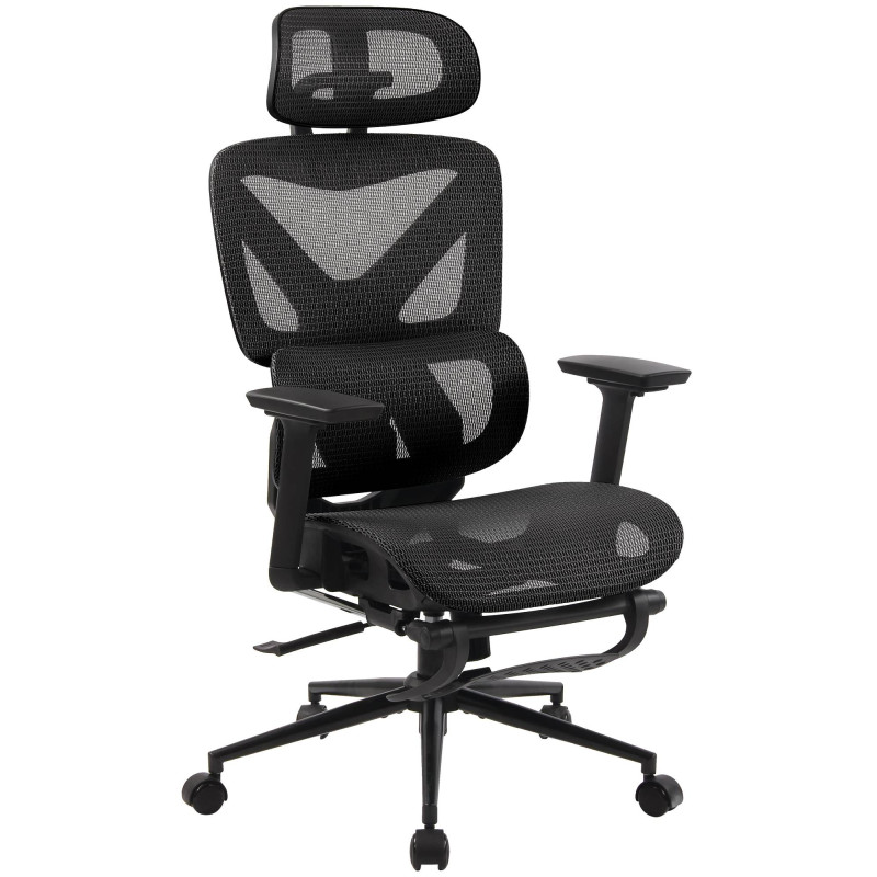 Chaise de bureau Reston noir/noir