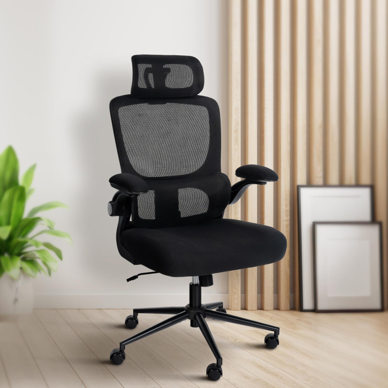 Chaise de bureau Newberg noir