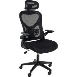 Chaise de bureau Roseburg noir