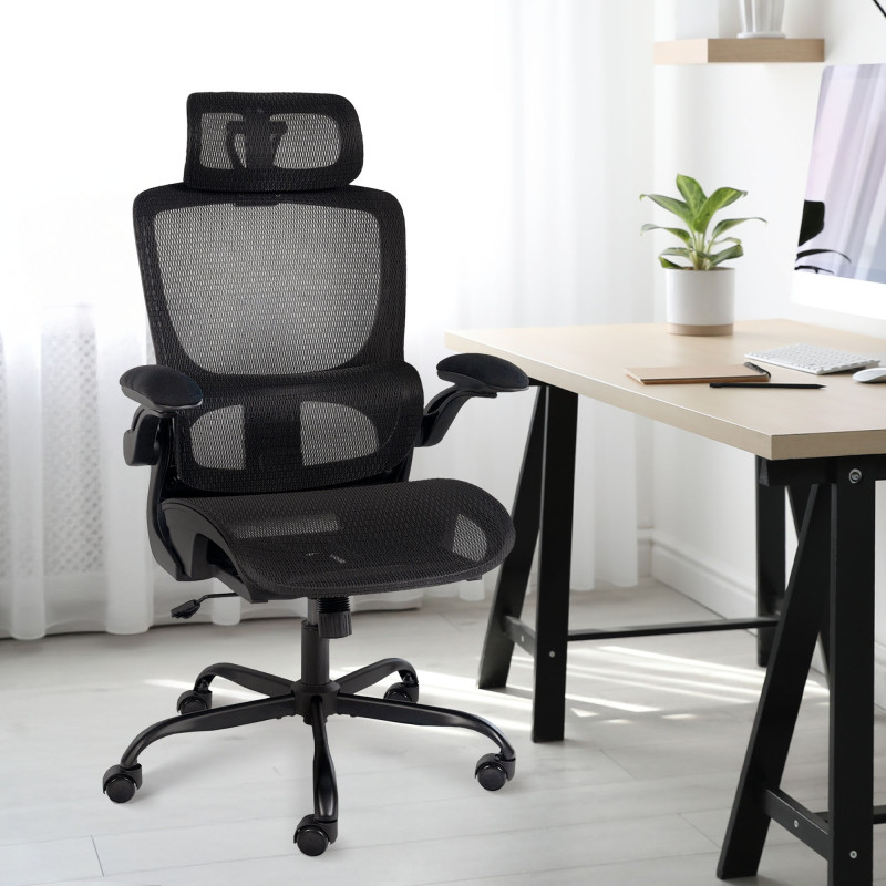 Chaise de bureau Kaylee noir