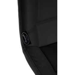 Tabouret de bar Weston, similicuir, noir