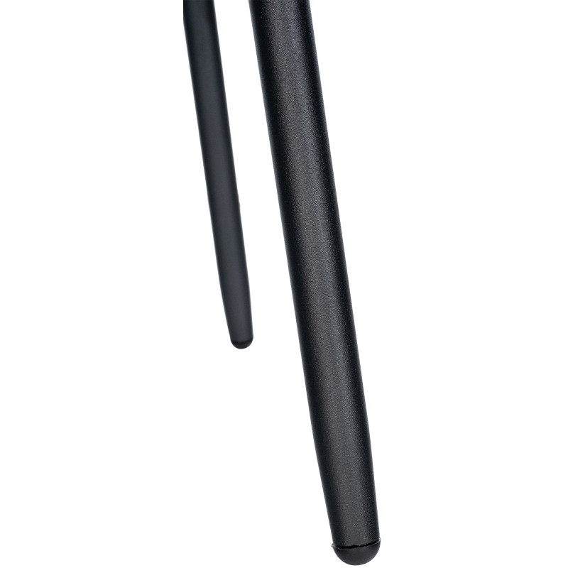 Tabouret de bar Weston, similicuir, noir