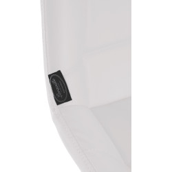 Sgabello da bar girevole Weston, similpelle, bianco