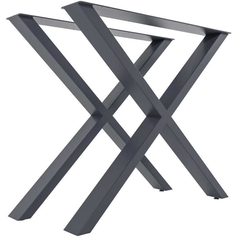 2x pieds de tables à manger Swift M gris