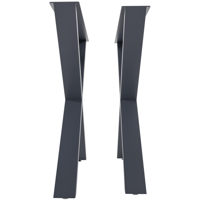 2x pieds de tables à manger Swift M gris