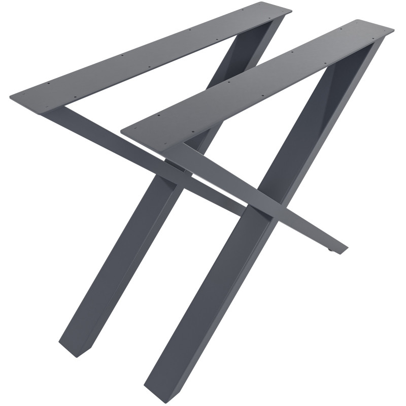 2x pieds de tables à manger Swift M gris