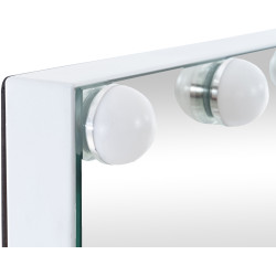 Miroir de maquillage Murrieta blanc