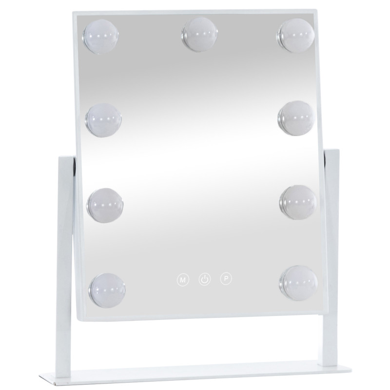 Miroir de maquillage Majuro blanc