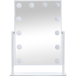 Miroir de maquillage Yaren blanc