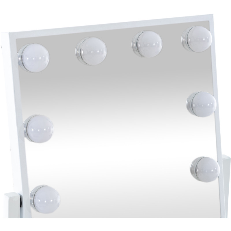 Miroir de maquillage Yaren blanc