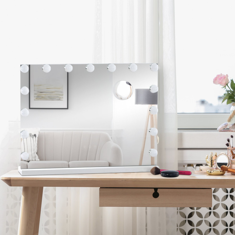 Miroir de maquillage Marlene blanc