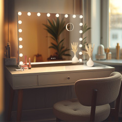 Miroir de maquillage...