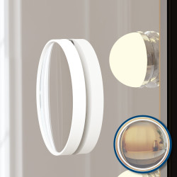 Miroir de maquillage Norlina avec Bluetooth noir