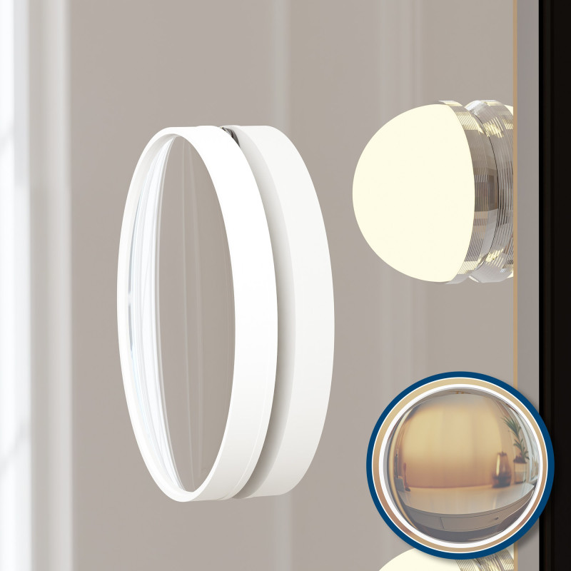 Miroir de maquillage Norlina avec Bluetooth noir