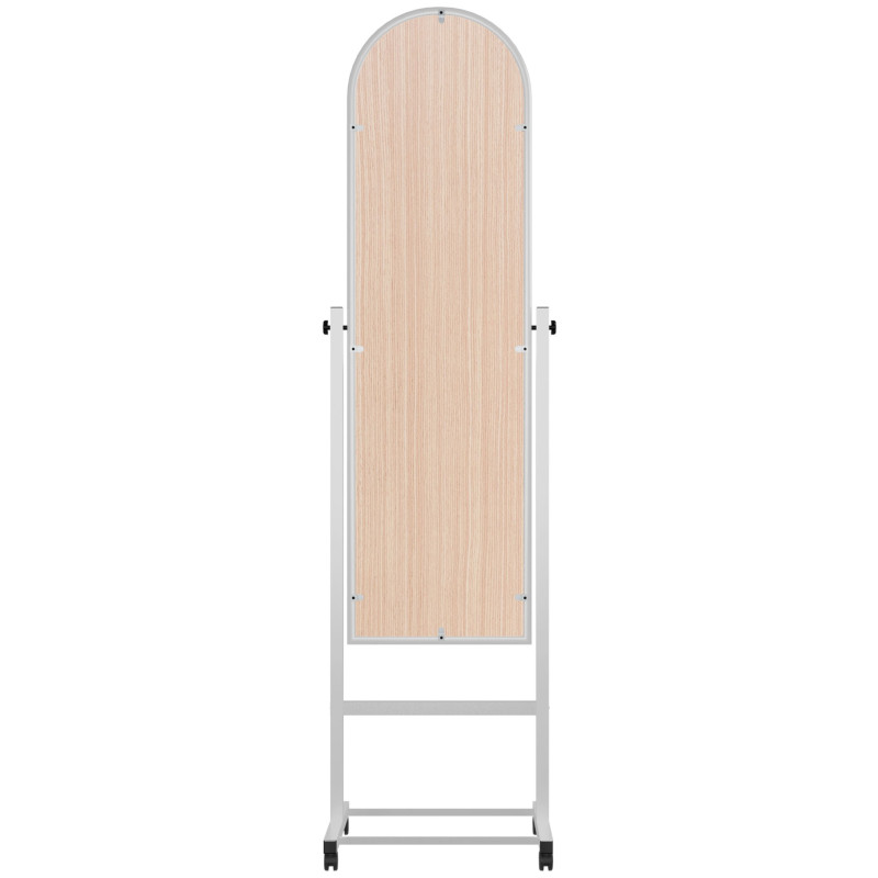 Miroir sur pied Evoir blanc