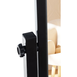 Miroir sur pied Evoir noir