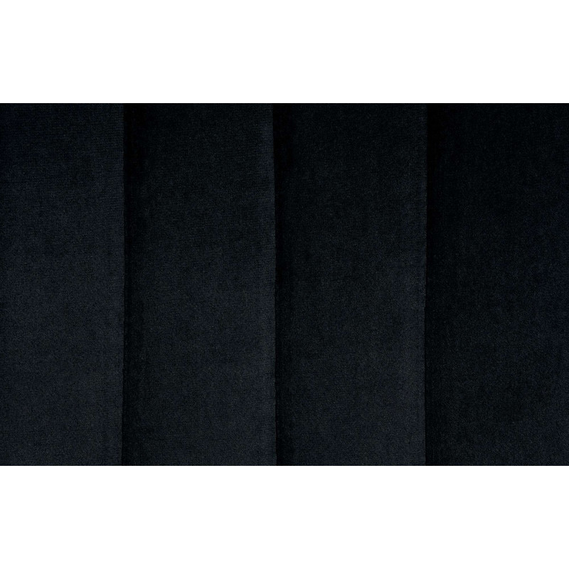 Taburete de bar Toni de terciopelo, negro