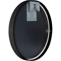 Miroir mural Elsie S noir