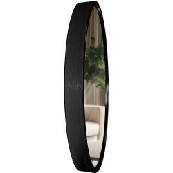 Miroir mural Elsie S noir