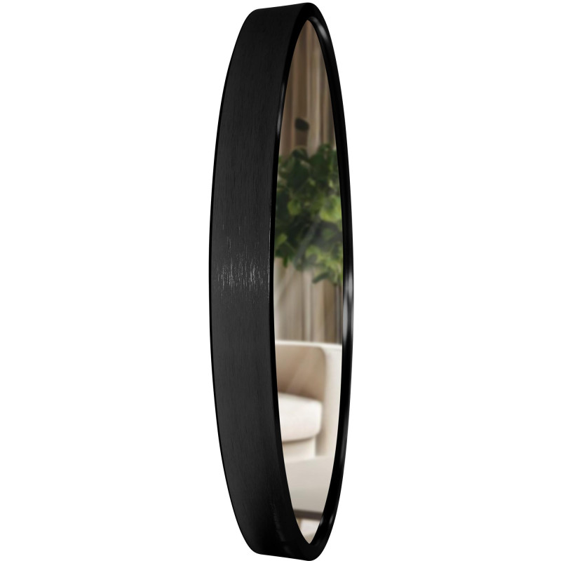 Miroir mural Elsie S noir