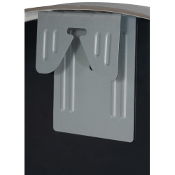 Miroir mural Elsie M argent