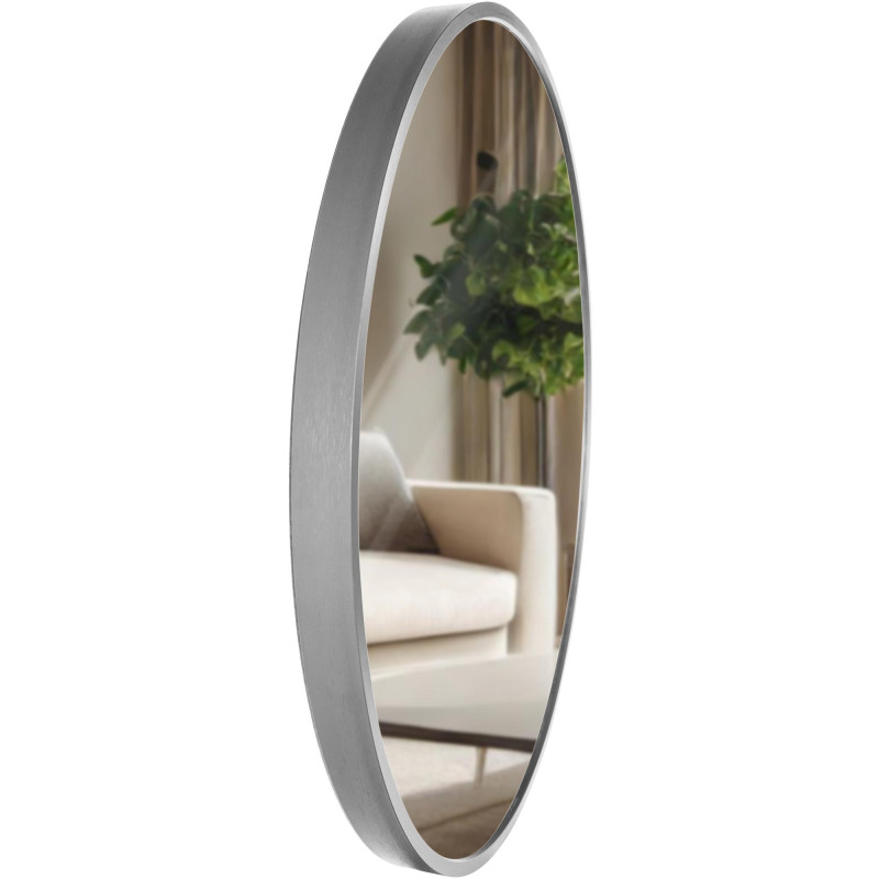 Miroir mural Elsie M argent