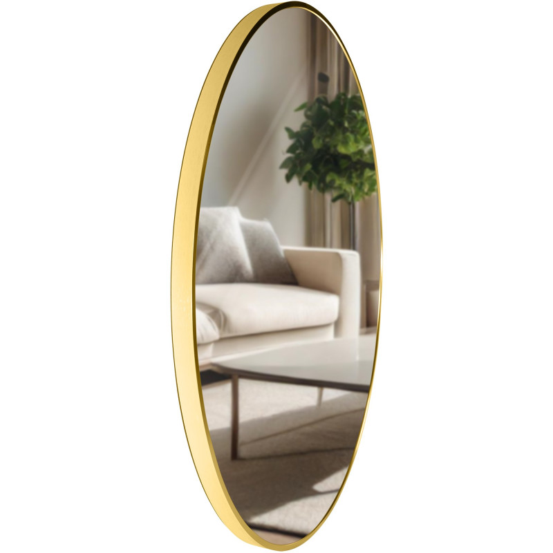 Miroir mural Elsie XL éclat doré
