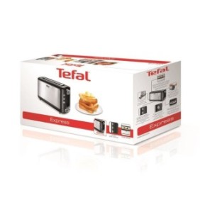 TEFAL TL365ETR Grille-pain Express 1 fente, Toaster, 7 niveaux de dorage, Décongélation, Réchauffage, Remontée extra haute du pa