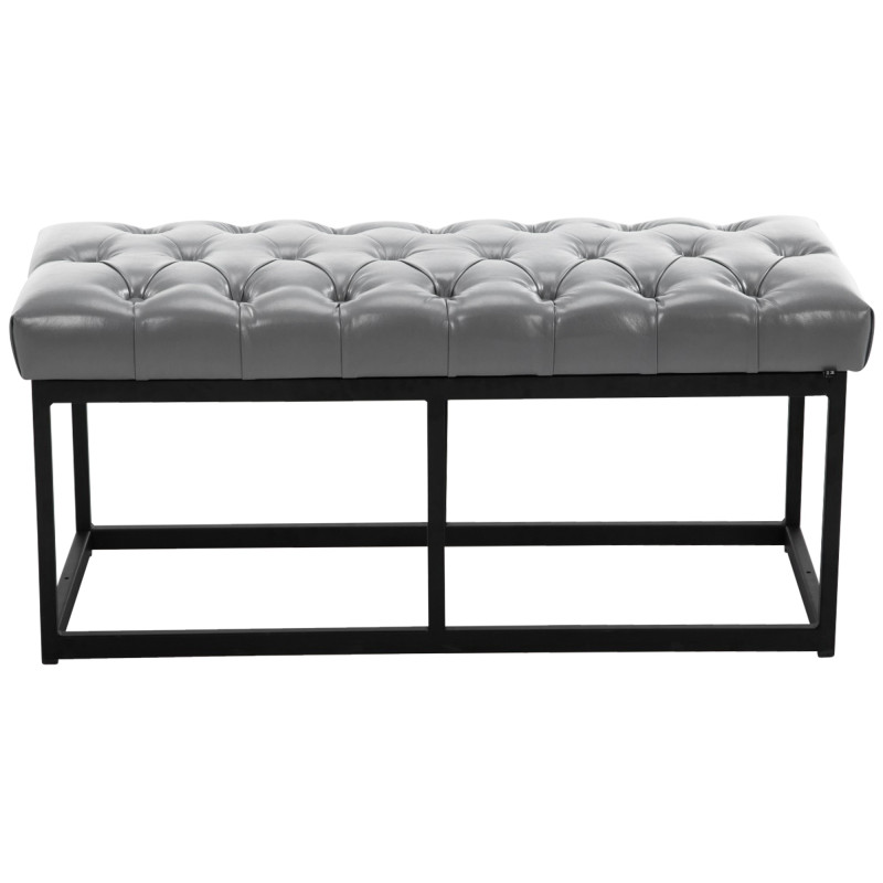 Banc en cuir artificiel Amun B100