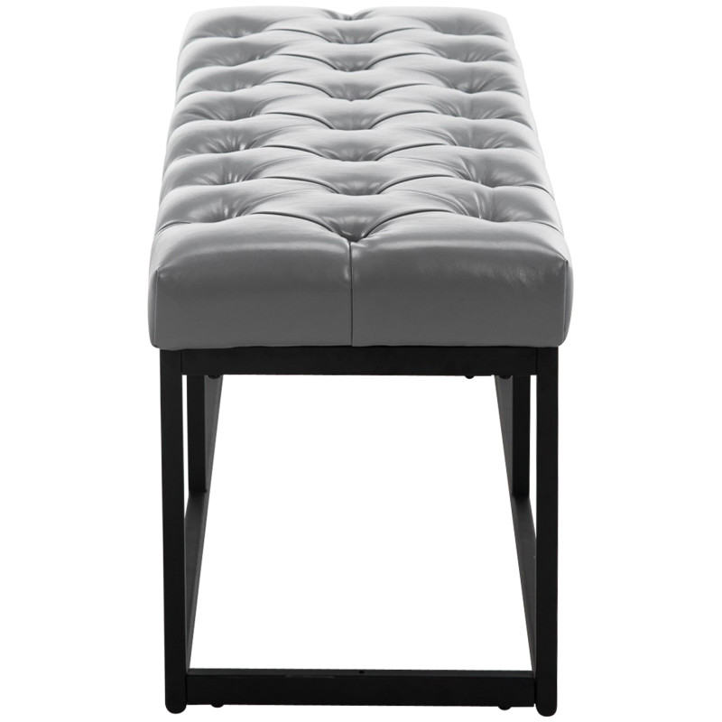 Banc en cuir artificiel Amun B100
