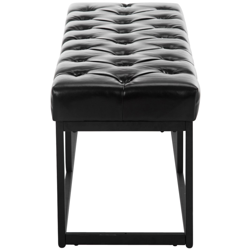 Banc en cuir artificiel Amun B100