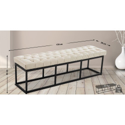 Banquette Amun en cuir artificiel W150