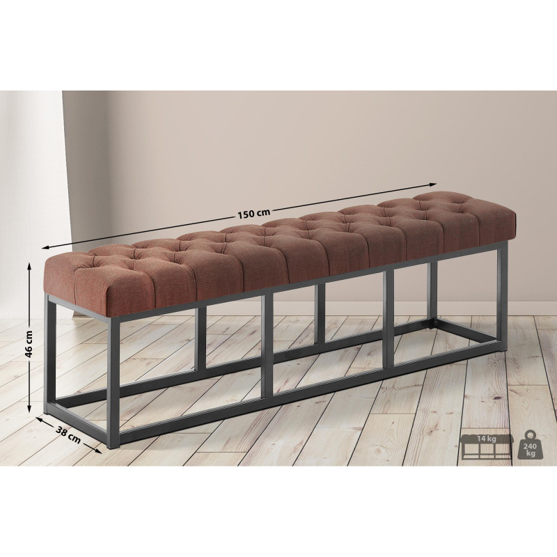 Banc Amun tissu B150