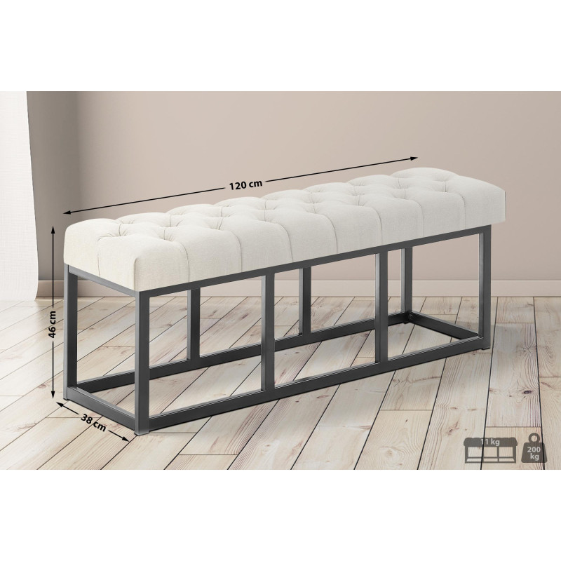 Banc Amun tissu B120