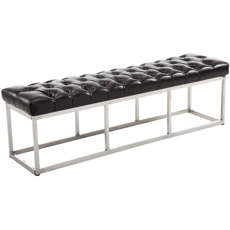 Banc en cuir artificiel Amun E150